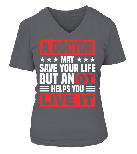 Occupational Therapy Gifts for Occupational V-neck T-Shirt Woman