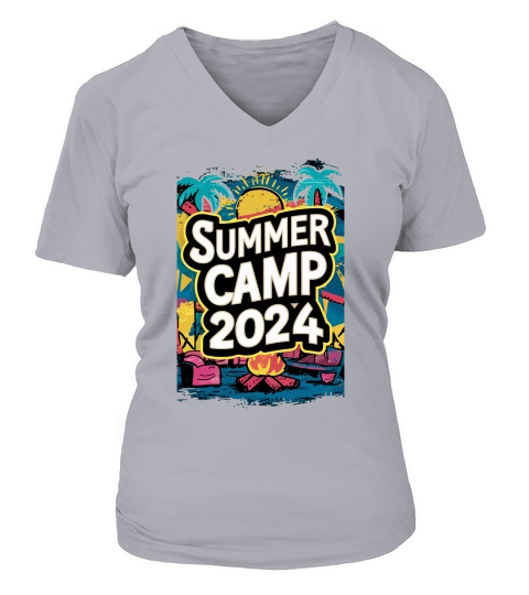 Summer Camp 2024 03 V-neck T-Shirt Woman