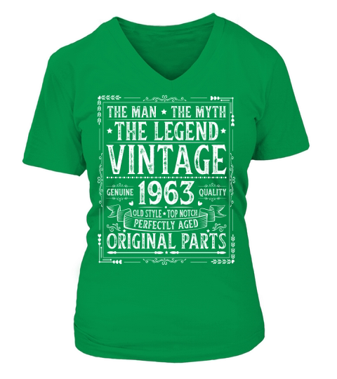 The Man The Myth The Legend Vintage 1963 V-neck T-Shirt Woman