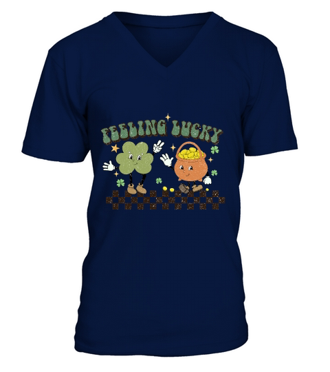 Feeling Lucky V-Neck T-shirt