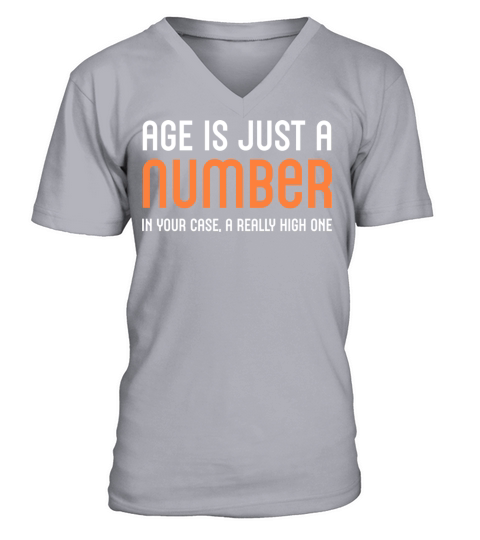Just Number Birthday Celebrant Gift V-Neck T-shirt