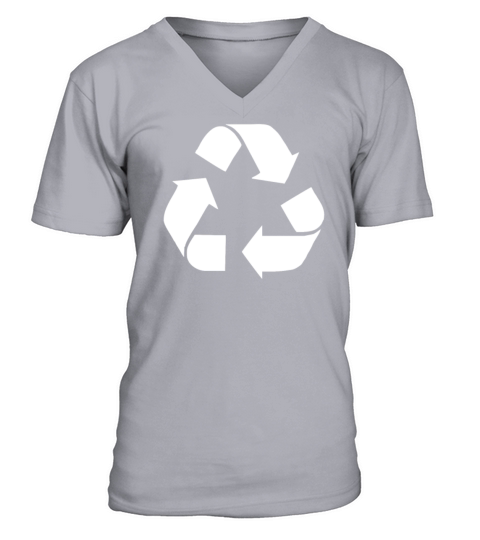 Recycling V-Neck T-shirt