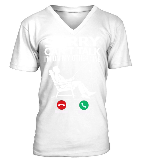 Sorry cant talk im on my other line V-Neck T-shirt