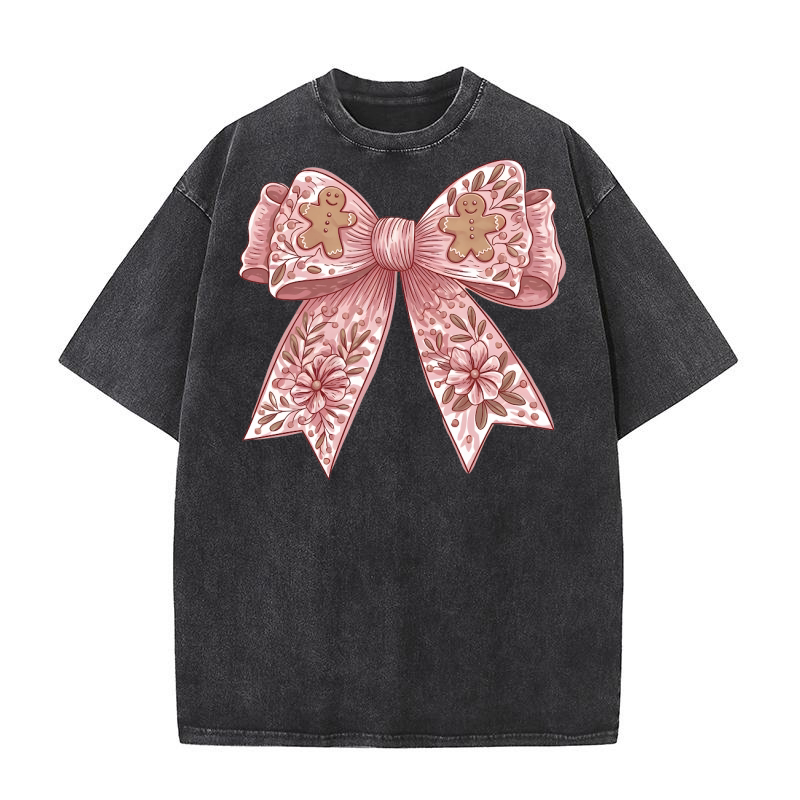 Christmas Coquette 17 Washed T-Shirt