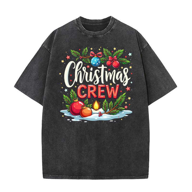 Christmas crew 5 Washed T-Shirt