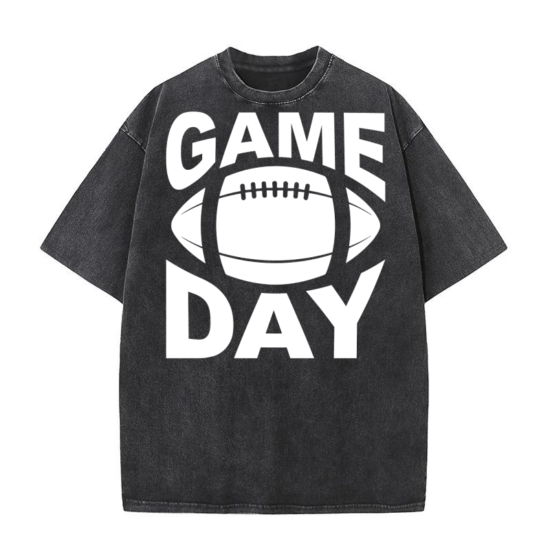 Football Game Day Washed T-Shirt