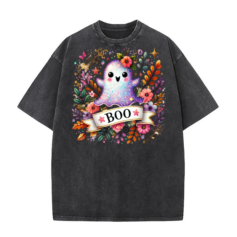 halloween boo 3 Washed T-Shirt