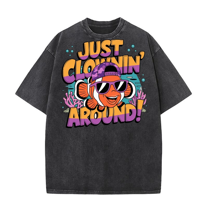 Just clownin Washed T-Shirt