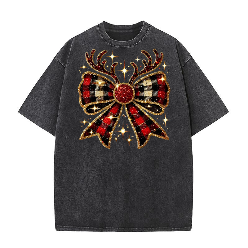 Reindeer  (6) Washed T-Shirt