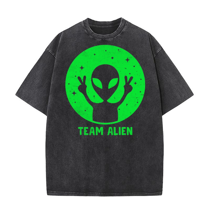Team Alien Washed T-Shirt