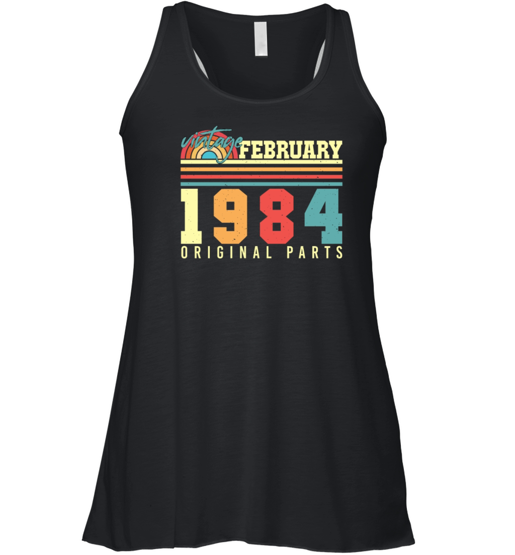 Born February 1984 Vintage Women's Flowy Tank Top