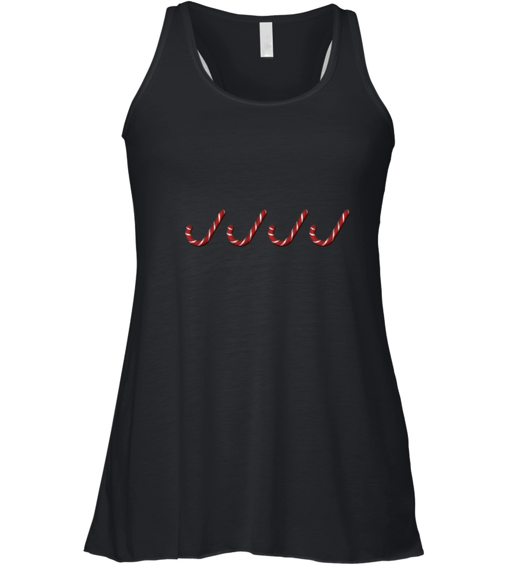 Candy Canes 4 2 Women's Flowy Tank Top