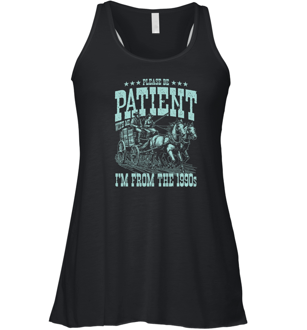 Im From The 1900s Cowboy Western D Green Women's Flowy Tank Top