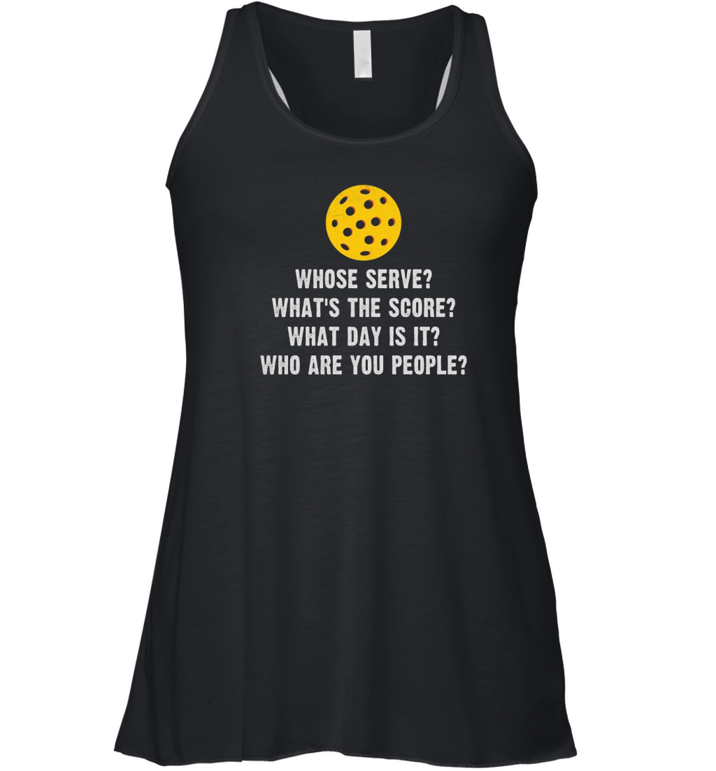 Whose Serve Whats The Score Women's Flowy Tank Top
