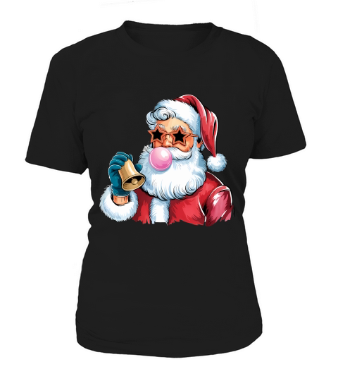 Christmas Santa Bell Vintage Christmas Women's T-Shirt