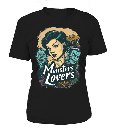 Monster Lover Vintage Halloween Women's T-Shirt