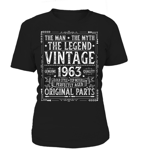 The Man The Myth The Legend Vintage 1963 Women's T-Shirt