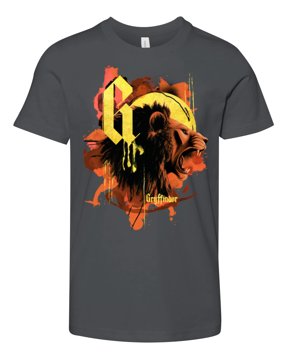 Harry Potter Gryffindor Lion Youth Unisex Jersey Tee