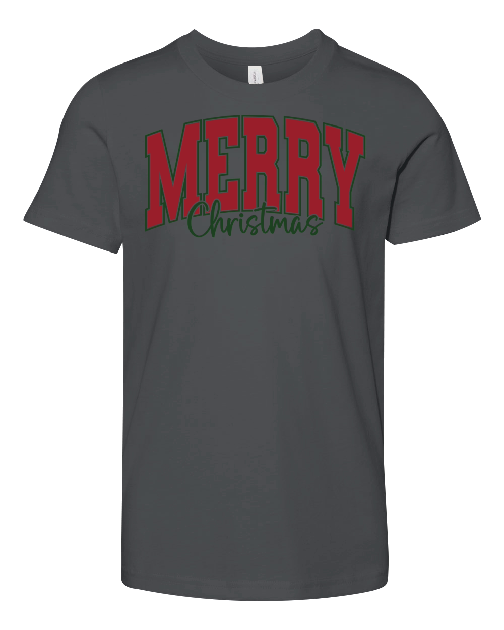 MerryChristmasVarsity2 Youth Unisex Jersey Tee