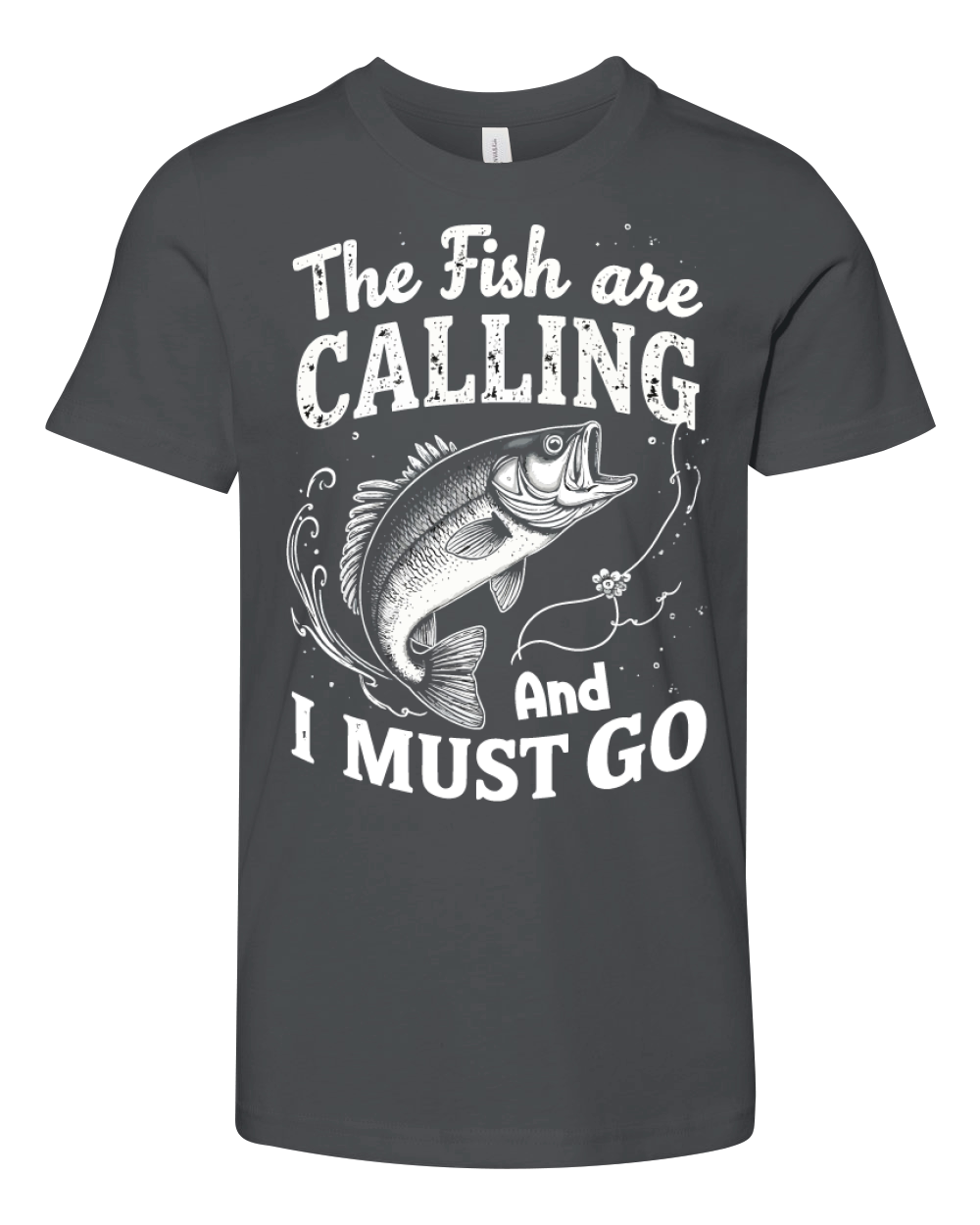 The fish are calling and i must go Youth Unisex Jersey Tee