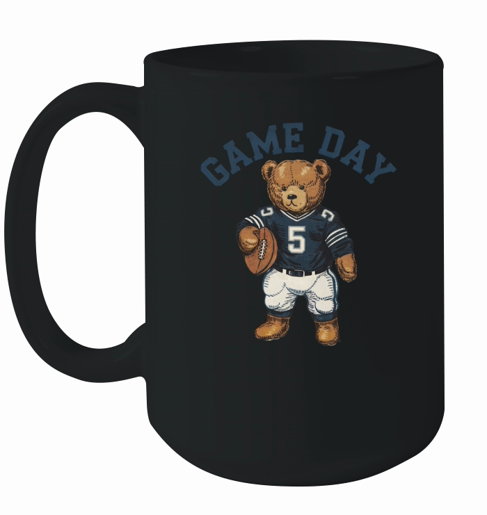 Game Day Football Vintage Bear 02 Ceramic Mug