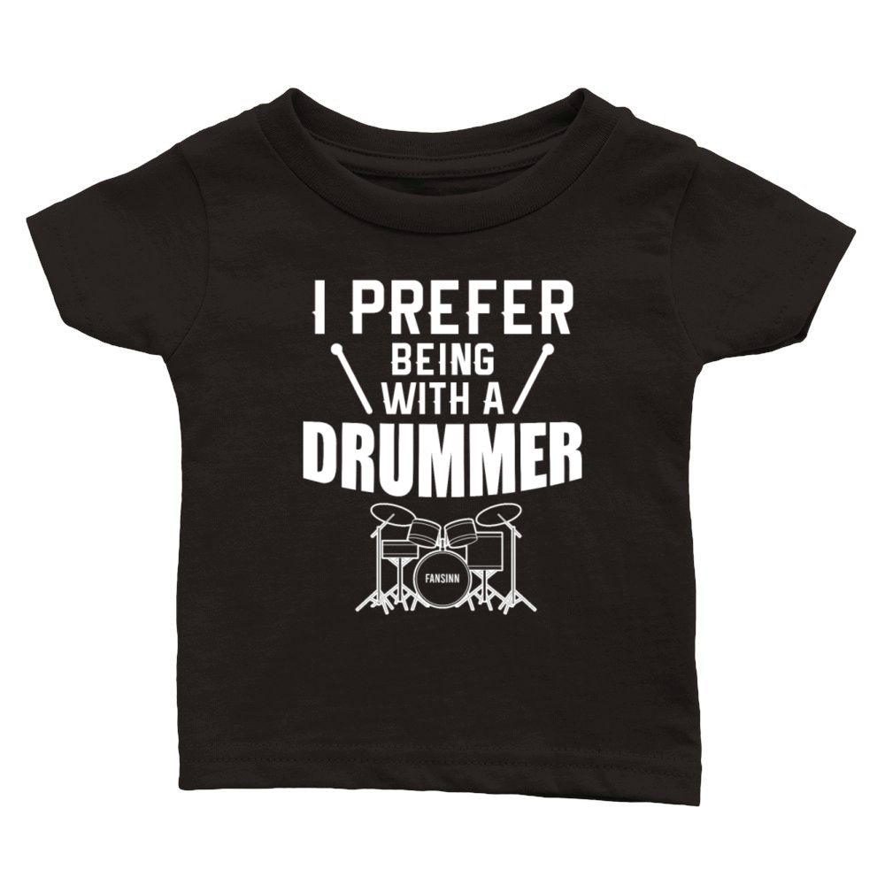 Drummer percussion music drum singing Classic Baby Crewneck T-shirt