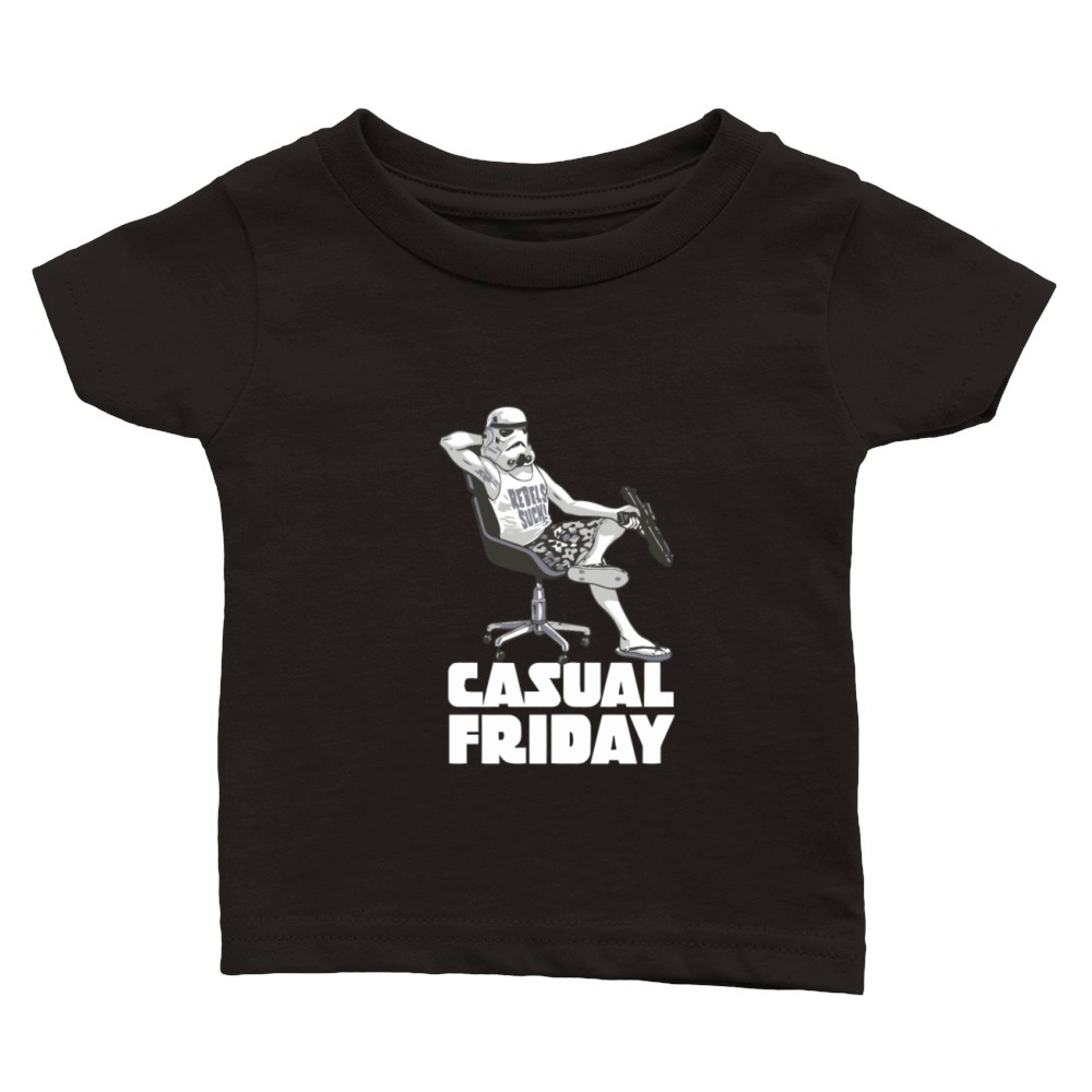 Funny Star Wars Stormtrooper comic Classic Baby Crewneck T-shirt