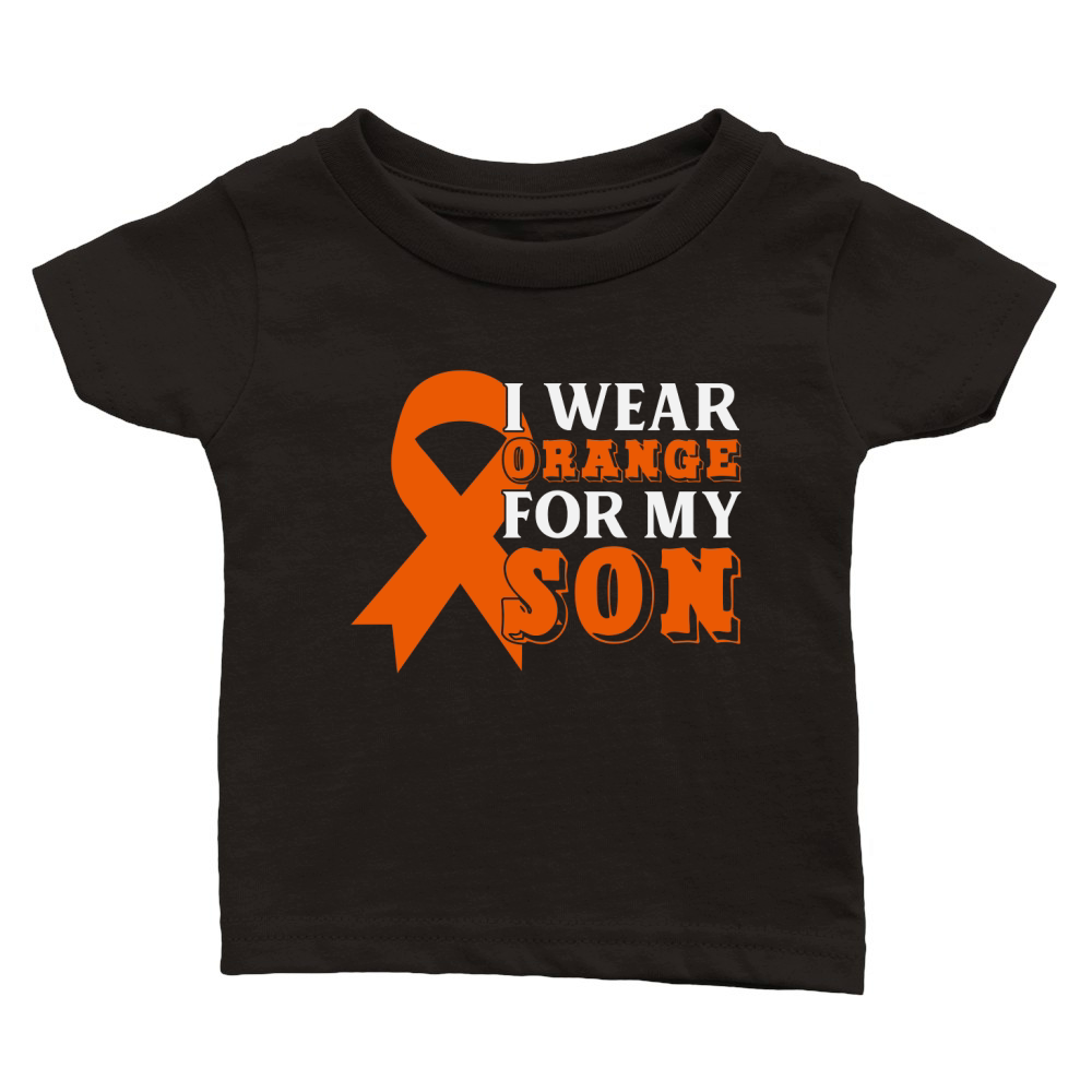I Wear Orange for my Son Classic Baby Crewneck T-shirt
