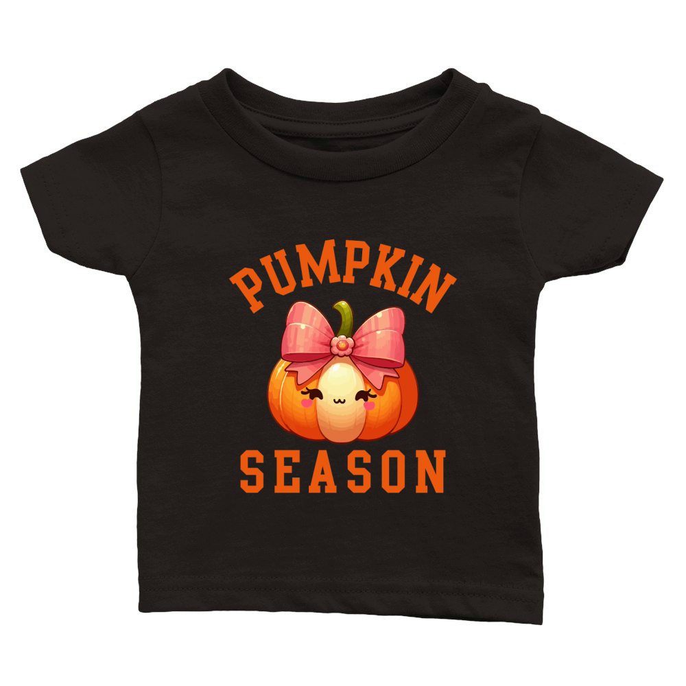Pumpkin Season (color) Classic Baby Crewneck T-shirt