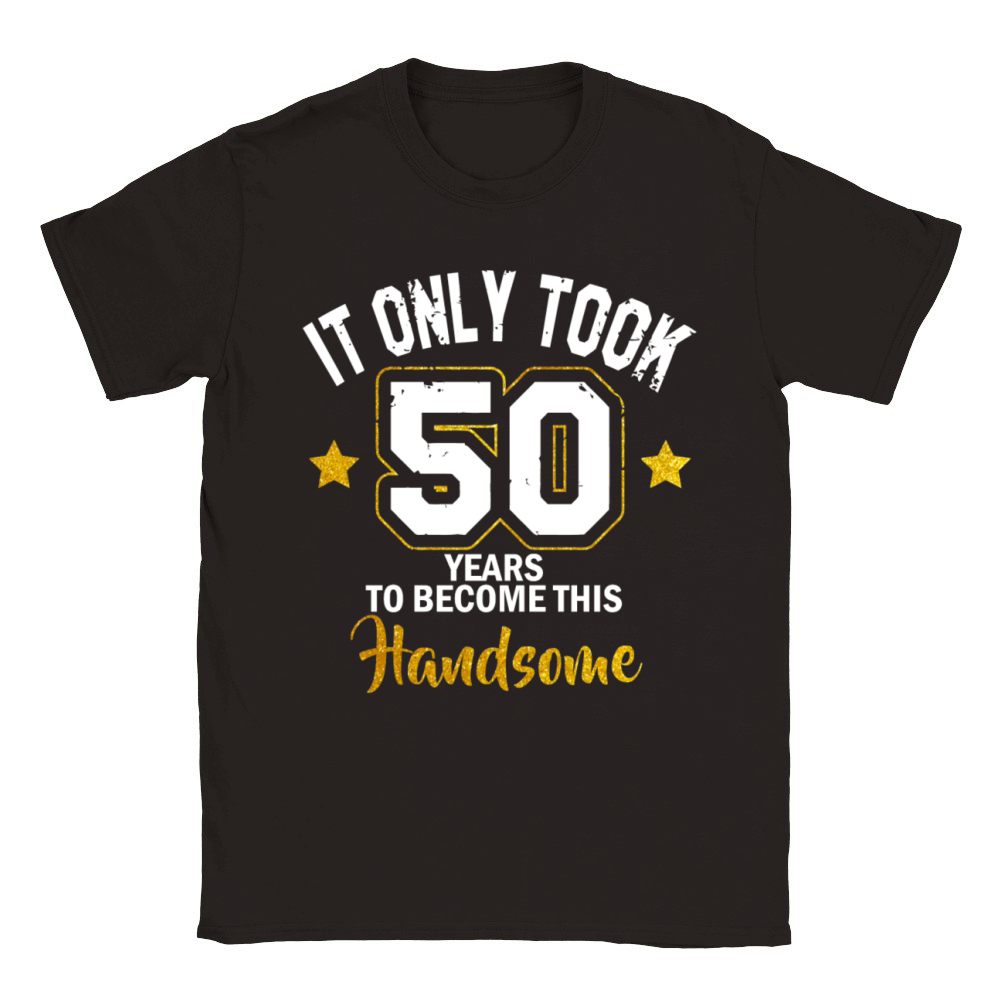 50th Birthday Gift Dad Grandpa 50th Birthday Classic Kids Crewneck T-shirt