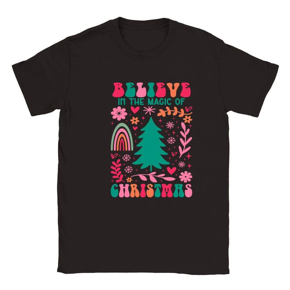 Belilve in the magic of christmas 1 Classic Kids Crewneck T-shirt