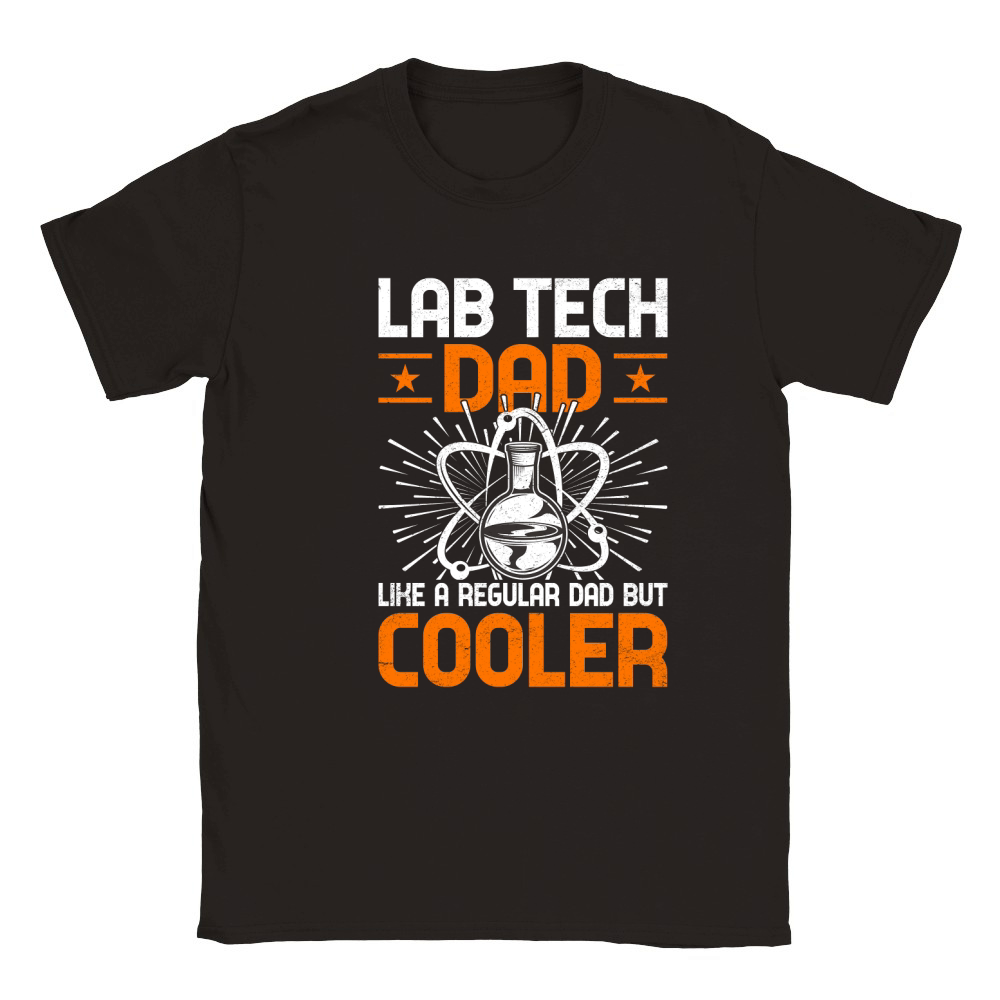 Lab Tech dad like a regular dad but cooler (1) Classic Kids Crewneck T-shirt