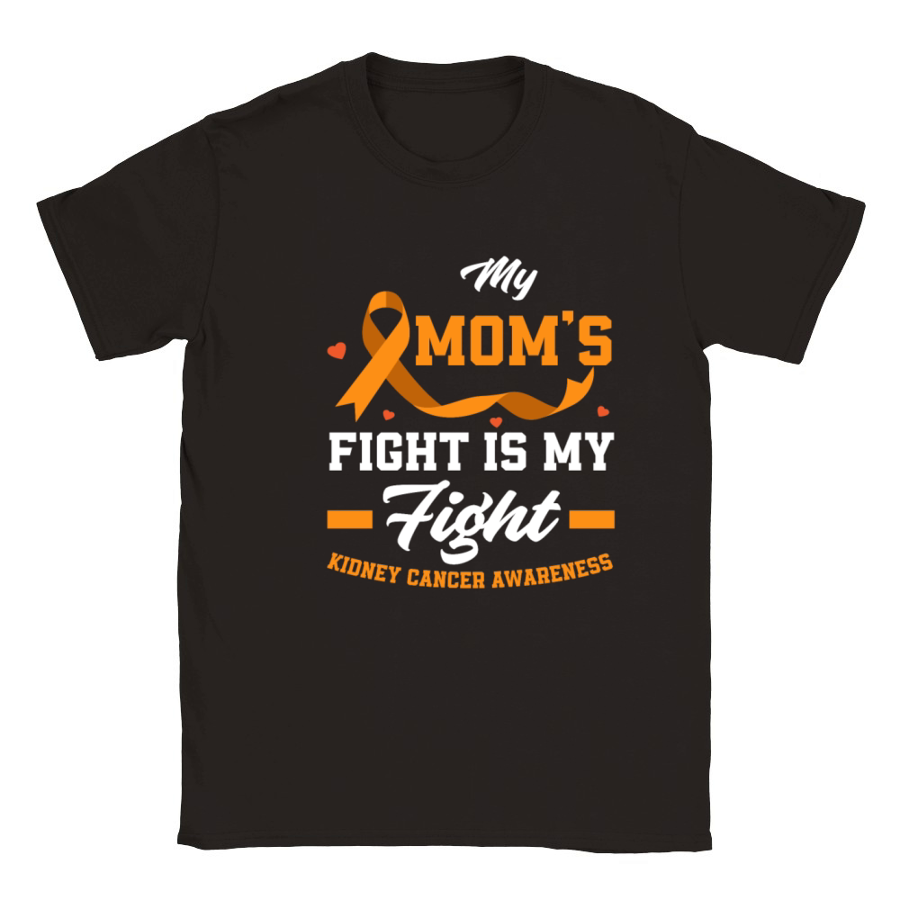 My Moms Fight My Fight Kidney Cancer Awareness Classic Kids Crewneck T-shirt