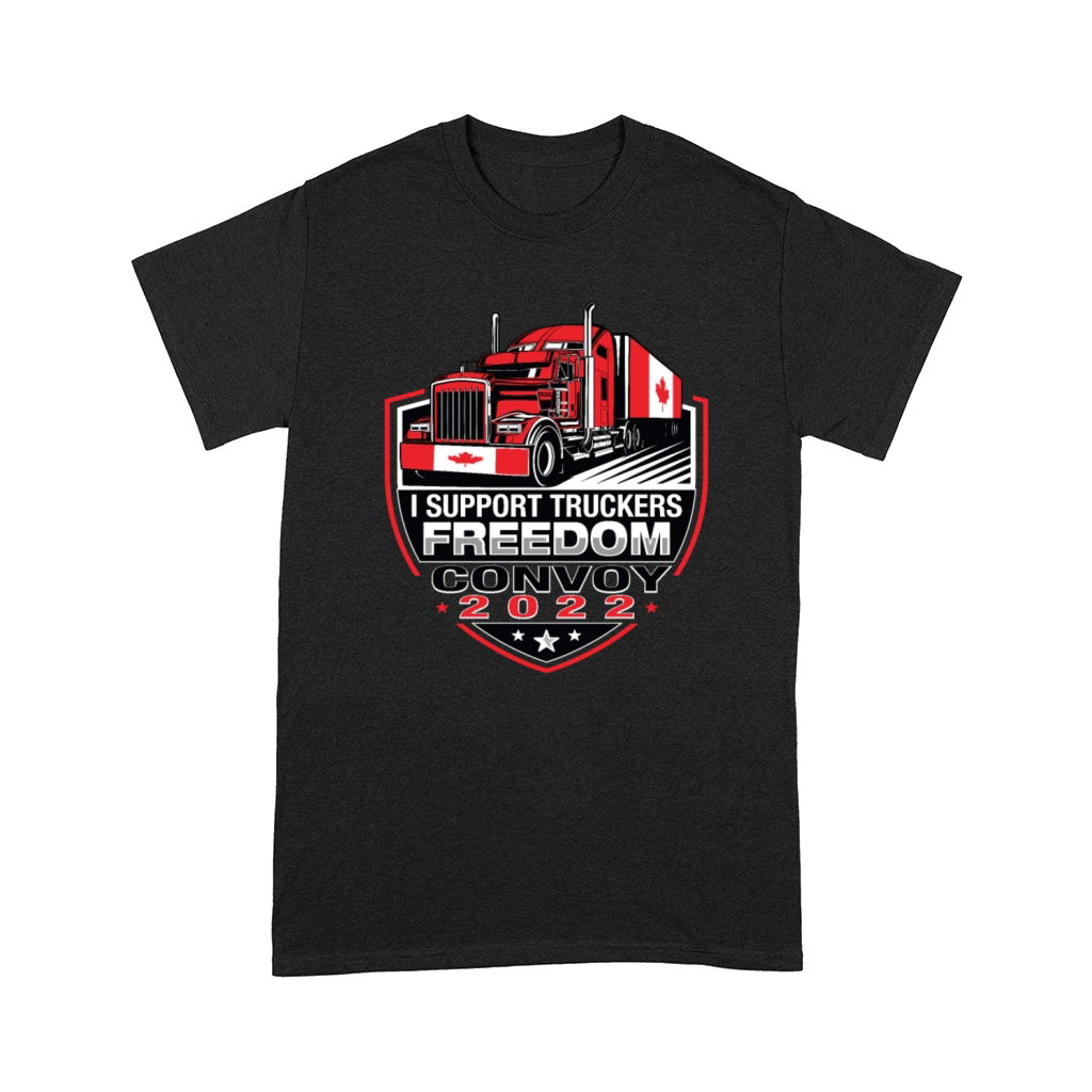 I Support Truckers Freedom Convoy 2022 Comfort T-shirt