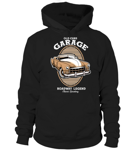 Classic Car Old Cars Garage Hoodie Unisex