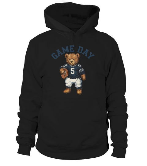Game Day Football Vintage Bear 02 Hoodie Unisex