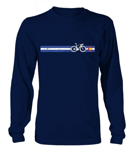 Colorado State Flag Cycling Bike Racing CO Road Long sleeved Unisex