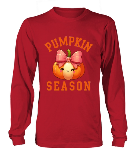 Pumpkin Season (color) Long sleeved Unisex