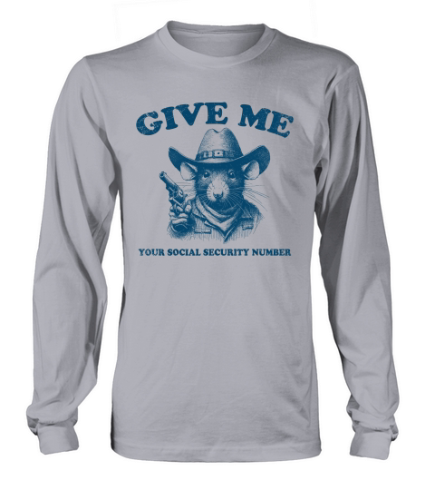 Rat Cowboy L Blue GR Long sleeved Unisex