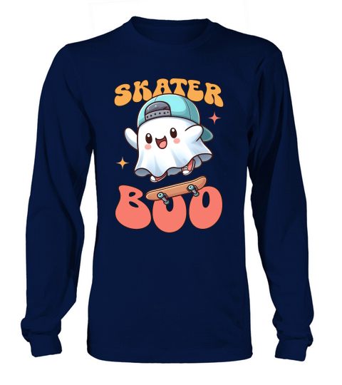 Skater boo Long sleeved Unisex