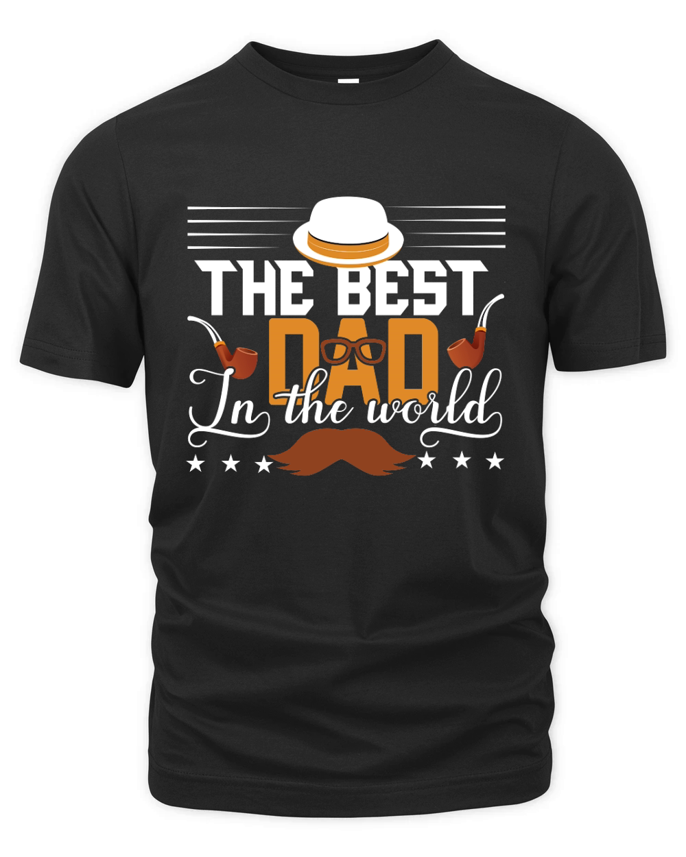 Fathers Day   The Best Dad in the World Organic Unisex T-shirt