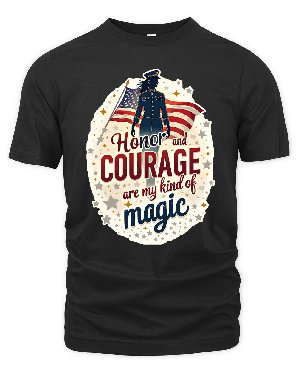 Honor and courage are my kind of magic 07 Organic Unisex T-shirt