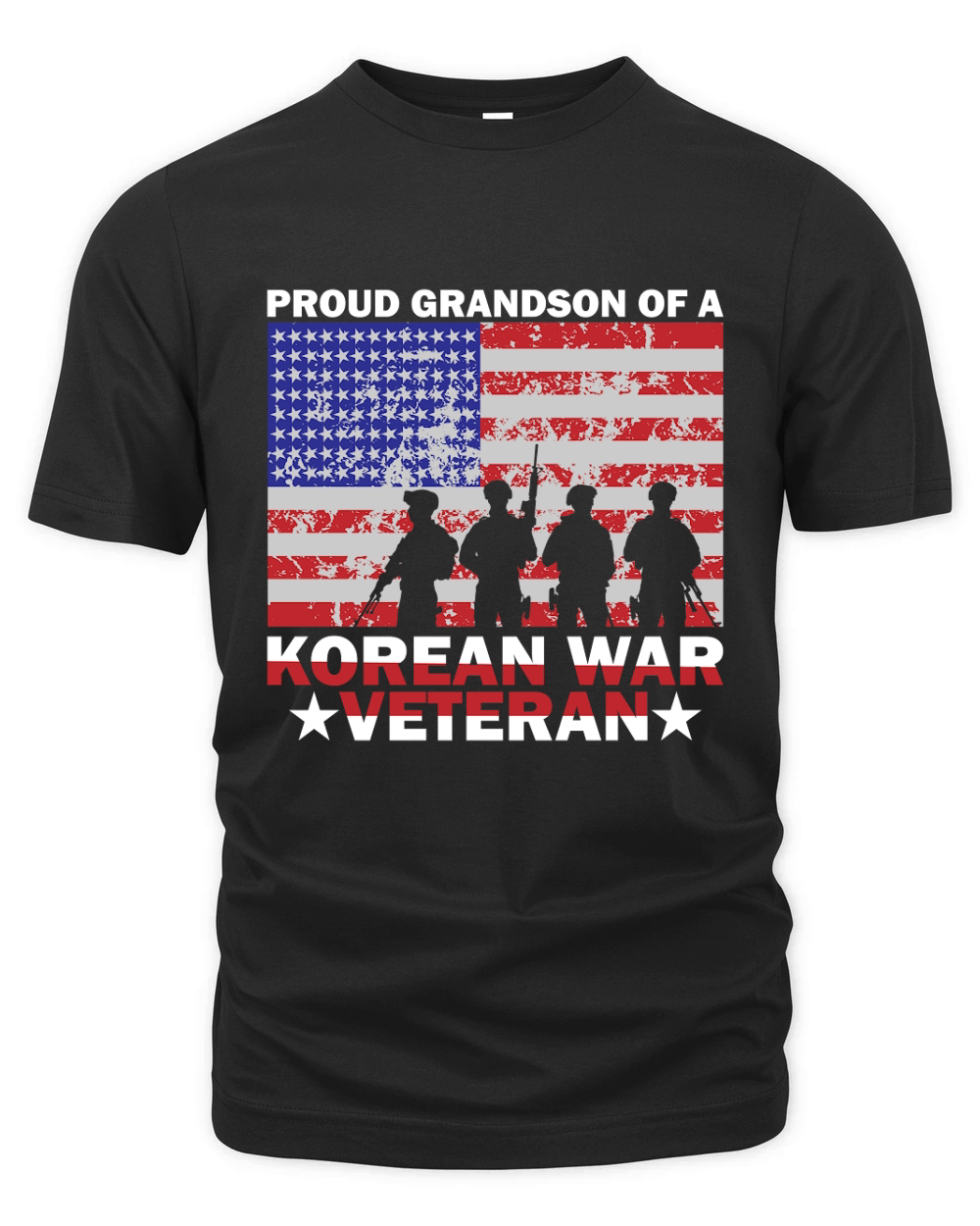 Proud Grandson Of A Korean War Veteran Organic Unisex T-shirt