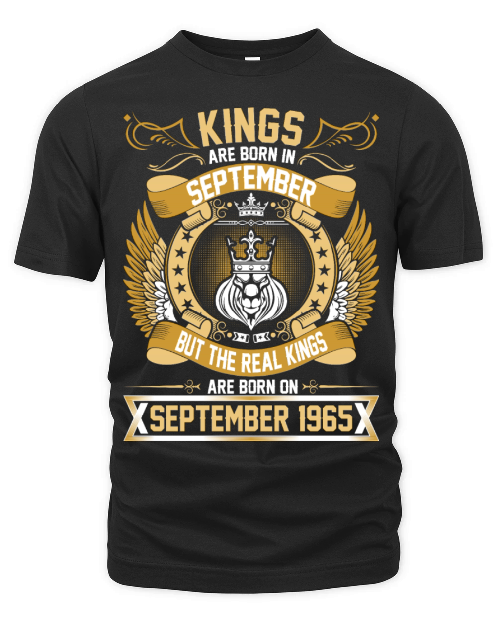 The Real Kings Are Born On September 1965 Organic Unisex T-shirt