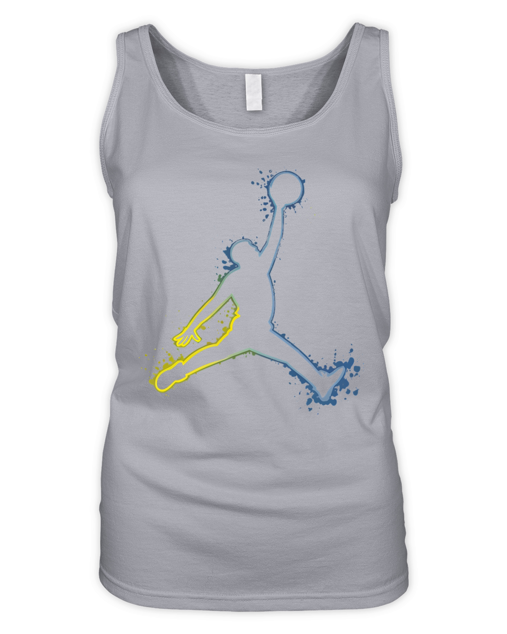 Basketball Vector 2.01 Organic Women's Tank Top