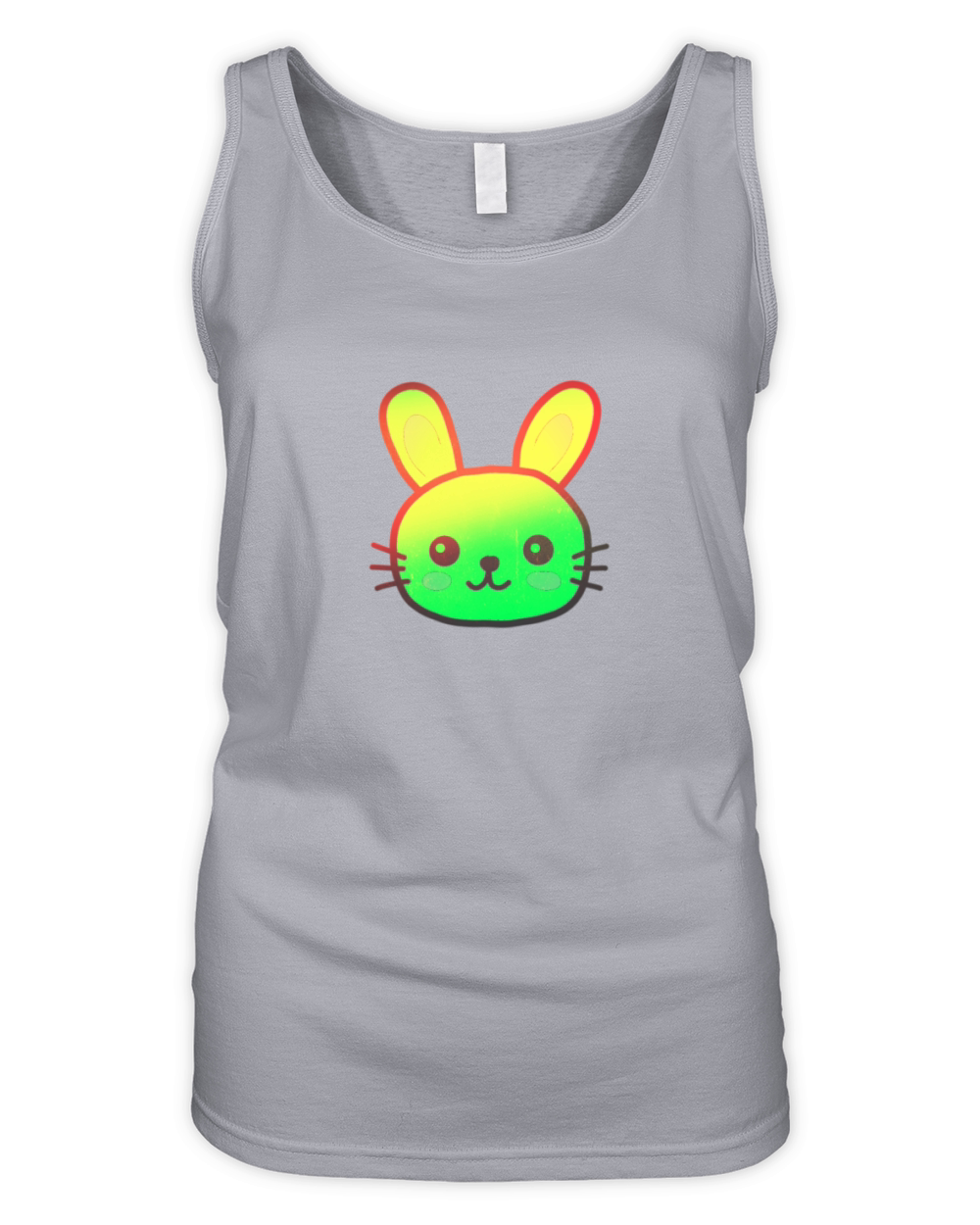 Colorful bunny Easter Bunny for easter bunny Organic Women's Tank Top
