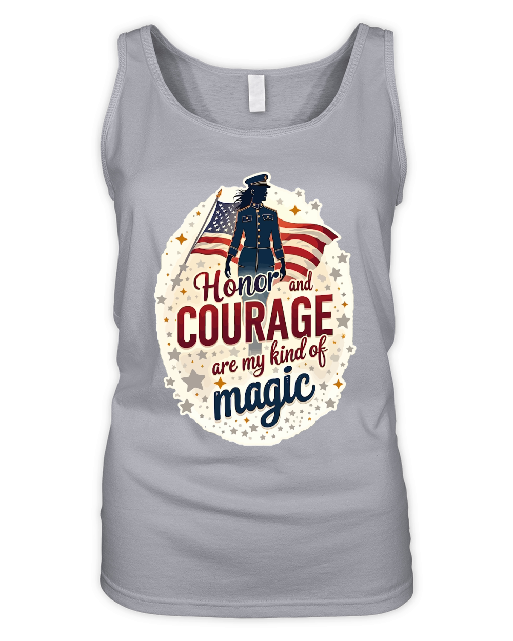 Honor and courage are my kind of magic 07 Organic Women's Tank Top