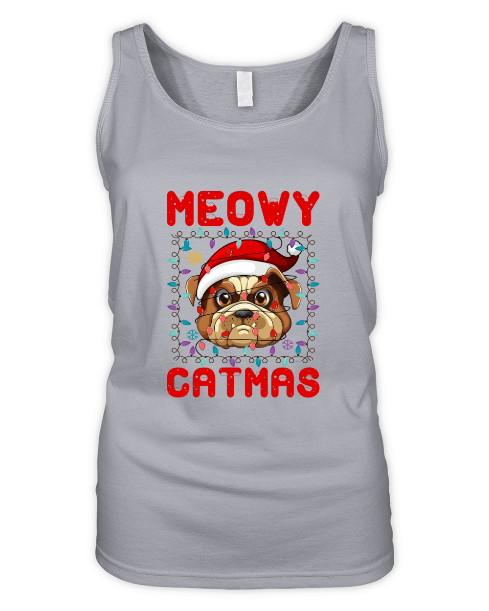 Meowy catmas 1 Organic Women's Tank Top