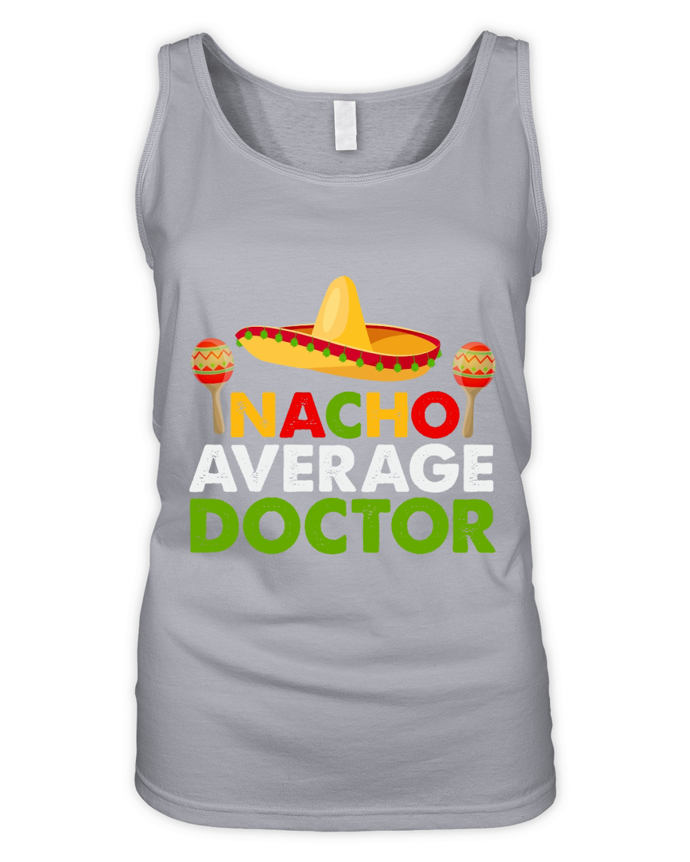 Nacho average doctor Organic Women's Tank Top