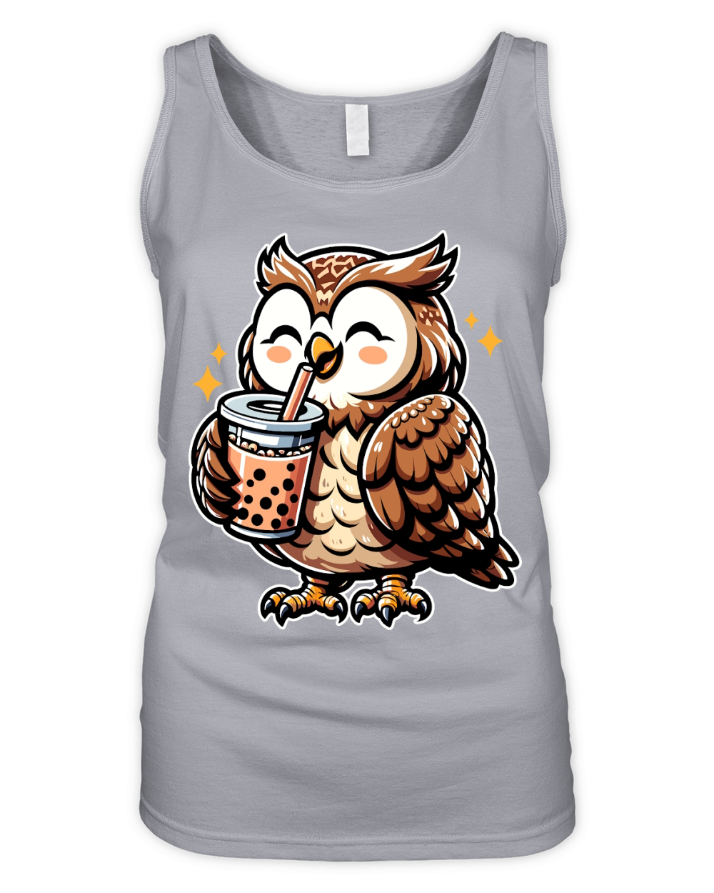 owl BOBA TEA 2 Organic Women's Tank Top